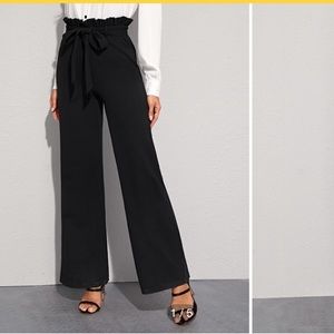 Paper bag dress pants